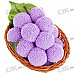 Cute Fruit Basket Towel - Grape