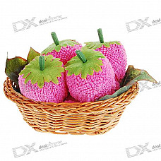 Cute Fruit Basket Towel - Strawberry