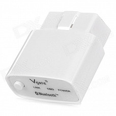 OBDII Bluetooth Diagnostic Apparatus for Car - White