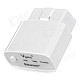 OBDII Bluetooth Diagnostic Apparatus for Car - White