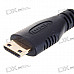 Gold Plated Mini HDMI Male to VGA Male Shielded Connection Cable (1.5M-Length)