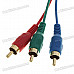Gold Plated HDMI to Component Video 3-RCA Cable (1.6M-Length)