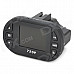 HD 1.4" LTPS 720P 5.0MP Wide Angle 12-LED IR Night Vision CCD Camcorder DVR - Black