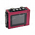 TENYING Waterproof 2..0" TFT 3.5 MP 1080PHD Sports Cycling Diving DVR w/ HDMI, TF, AV-Out - Red