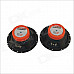 FULAITE 6.5" 60W Super Tweeter Component Speaker Set for Car Stereo Audio System - Black (DC 12V)