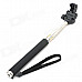 JUSTONE Handheld Retractable Aluminum Alloy Monopod Mount for DLSR / GoPro Hero 4/2 / 3 / 3+/SJ4000 - Black