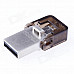Kingston DataTraveler microDuo OTG USB Flash Drive for Phone / Tablet PC - Silver + Grey (16 GB)