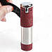 HY 069 Pendant Butane Jet Windproof Lighter - Silver + Dark Red