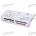 All-in-1 USB 2.0 Card Reader (White)