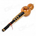 HLS-039 Chinese Dai Delicate Cucurbit Flute Hulusi - Black + Brown