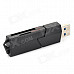 Chuanyu C307 USB 3.0 2-in-1 Micro SD / SD Card Reader - Black (64GB Max.)