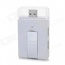 Multi-Function USB 2.0 + Micro USB 2.0 HUB + Card Reader OTG Combo for Mobile Phone & Computer