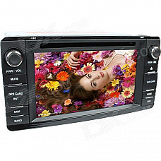 LsqSTAR 7" Touch Screen 2-Din Car DVD Player w/ GPS, FM, RDS, Canbus,BT,AUX for Mitsubishi Outlander