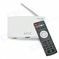 DITTER U29 Amlogic-MX Dual Core Android 4.2 Google TV Player w/ 1GB RAM, 8GB ROM, XBMC, WiFi - White