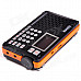 Degen DE29 Digital FM Stereo MW / SW DSP Receiver Radio w/ Recording / MP3 Player - Black + Orange