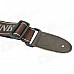 DEDO MA-52 Fashion Nylon Adjustable Guitar / Bass Strap - Brown + Greyish Brown