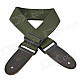 DEDO MA-51 Fashion Polyester Cotton Adjustable Guitar / Bass Strap - Green