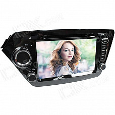 LsqSTAR 8" Touch Screen 2-Din Car DVD Player w/ GPS, AM, FM, RDS, iPod, 6CDC, TV,AUX for Kia K2/ Rio