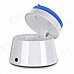 Mini Portable Foldable HiFi Speaker w/ Suction Cup Phone Holder - White + Blue