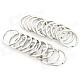 28mm Stainless Steel Key Ring Set - Silver (20 PCS)