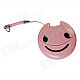 Easeyes E202 Smile Face Pattern USB 2.0 Micro SD / TF Card Reader - Pink