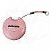 Easeyes E202 Smile Face Pattern USB 2.0 Micro SD / TF Card Reader - Pink