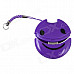 Easeyes E202 Smile Face Pattern USB 2.0 Micro SD / TF Card Reader - Purple