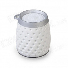 MOCREO MOSOUND Drips Waterproof Portable Wireless Bluetooth Speaker w/ Hanging Ring / TF - White