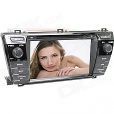 LsqSTAR 7" Touch Screen 2-DIN Car DVD Player w/ GPS, AM, FM, RDS, 6CDC, Canbus, AUX for Corolla 2014