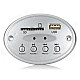 TD-408BT DIY Bluetooth Multimedia SD Card MP3 Module w/ Remote Controller - Silvery White + Green