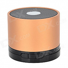 EWA Portable 5W 3.5mm Jack Speaker w/ SD / TF / FM - Copper