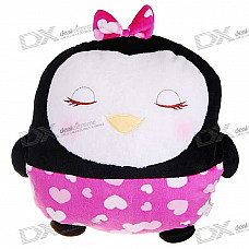 Cute Penguin Hands-in Warm Soft Doll Pillow