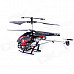 M302 4-Channels Avatar King Flying Side R/C Helicopters - Red + Black