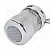 LC-A16 Fashionable 3.5mm 2.0-CH LED Speaker w/ TF / FM / Strap - Silver + White