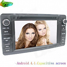 LsqSTAR ST-8323C 7" Android 4.1 Capacitive Car DVD Player w/ GPS for Mitsubishi Outlander - Black
