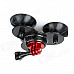 BZ BZC 3-Suction Cup Aluminum Alloy Car Adapter Holder for Gopro Hero 4/ 2 / 3 / 3+ / SJ4000 - Black