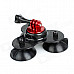 BZ BZC 3-Suction Cup Aluminum Alloy Car Adapter Holder for Gopro Hero 4/ 2 / 3 / 3+ / SJ4000 - Black