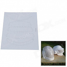 Daft Punk 1:1 DIY Handmade Paper Mould Cosplay Wearable Guy - White