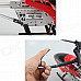 Shatterproof 3.5 Channel Remote Control Helicopter Aircraft - Red