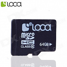 LOCA Micro SDHC TF Memory Card - Black (64GB / Class 10)