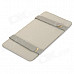 CDY Leather Car Sun Visor Hanging Type CD Card Holder Clip - Grey