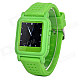 Q998 1.5" TFT Screen MP4 Multimedia Wristwatch - Green + Silver (2GB / Li-ion Battery)