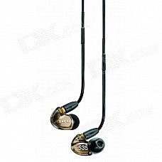 Shure SE535-V Triple High-Definition MicroDriver Earphone with Detachable Cable Metallic Bronze