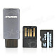 KINGMAX C10 TF Memory Card w/ OTG Card Reader / USB Adapter - Black (64 GB / Class 10)