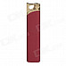 6318 Stylish Windproof Butane Lighter - Red