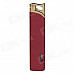 6318 Stylish Windproof Butane Lighter - Red