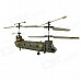 Classic Aluminum Alloy 3.5-CH Remote Control Helicopter - Army Green (6 x AA)