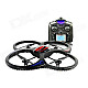 2.4GHz 4-CH Quadcopter w/ Gyro / Lighting Remote Control Stunt - Black + Red