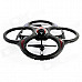 2.4GHz 4-CH Quadcopter w/ Gyro / Lighting Remote Control Stunt - Black + Red