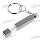 Anti-Static/Static Removal Prevent Shock Keychain (Silver Grey Square)